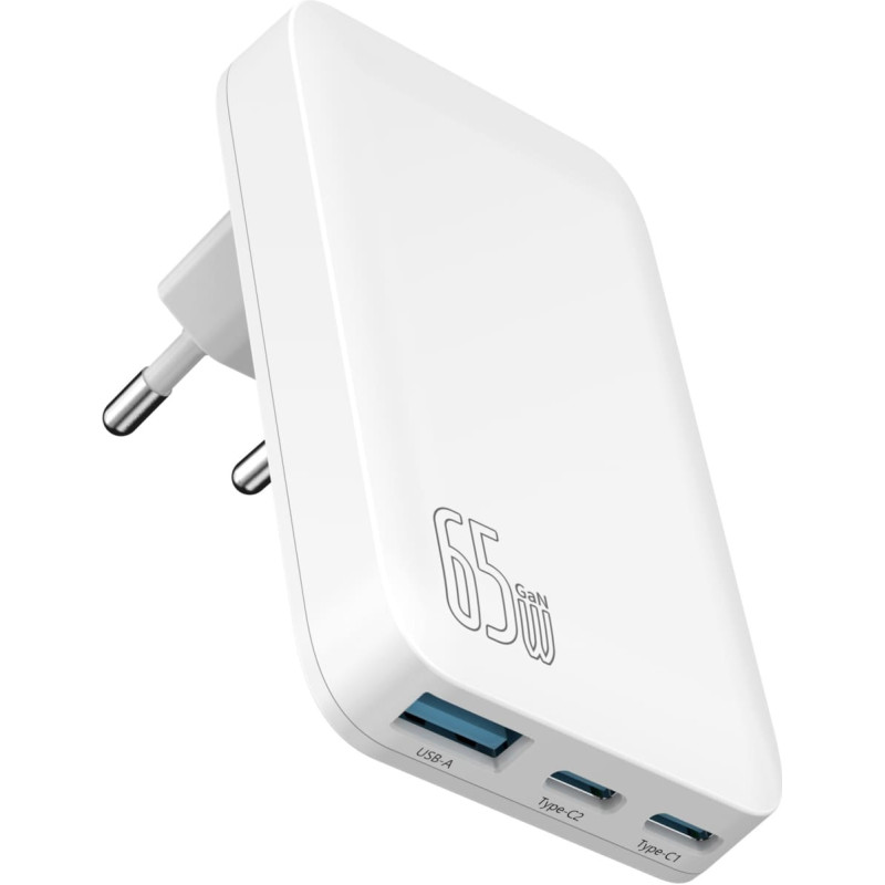 Beafon felixx 65W GaN PD SLIM  Reiselader 1xUSBA/2xTypC/100W PD Kabel