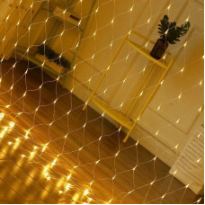 Bulinex Sieć / Kurtyna Ledowa (240 lampek LED) 3m x 3m, WARM WHITE / CIEPŁY BIAŁY