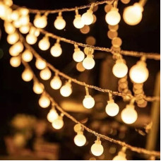 Forever Light Girlanda 10m (100 lampek LED) 220V Kulki, WARM WHITE / CIEPŁY BIAŁY
