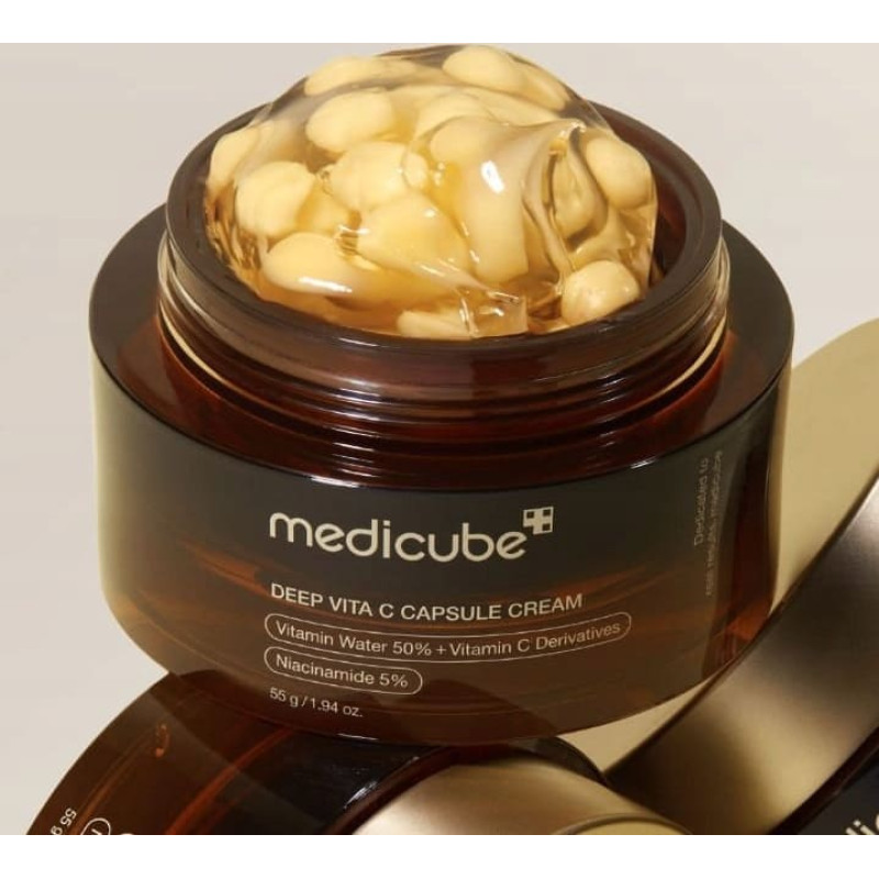 Apis MEDICUBE_Deep Vita C Capsule Cream krem do twarzy rozjaśniająco-ujędrniający 55g