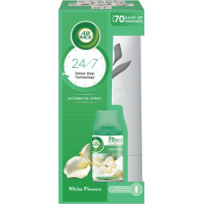 Air Wick ODŚWIEŻACZ AIR WICK Fresh Matic URZĄDZENIE + ZAPAS białe kwiaty 250 ml