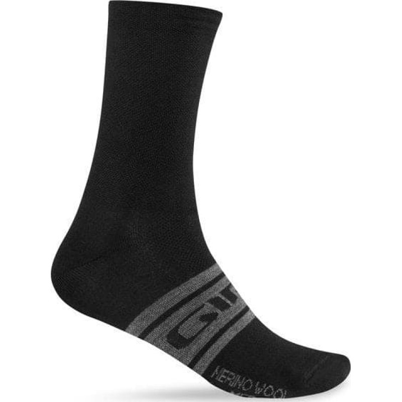 Giro Skarpety GIRO SEASONAL MERINO WOOL black charcoal roz. M (40-42)