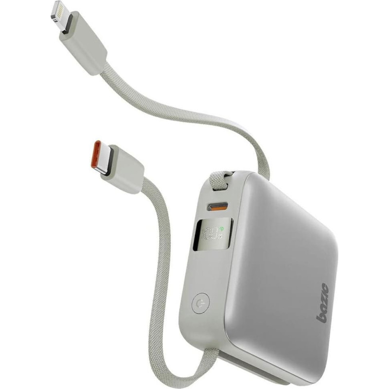 Energea PowerBank 3w1 Bazic Fusion Mini 10000mAh kabel USB-C/Lightning szary