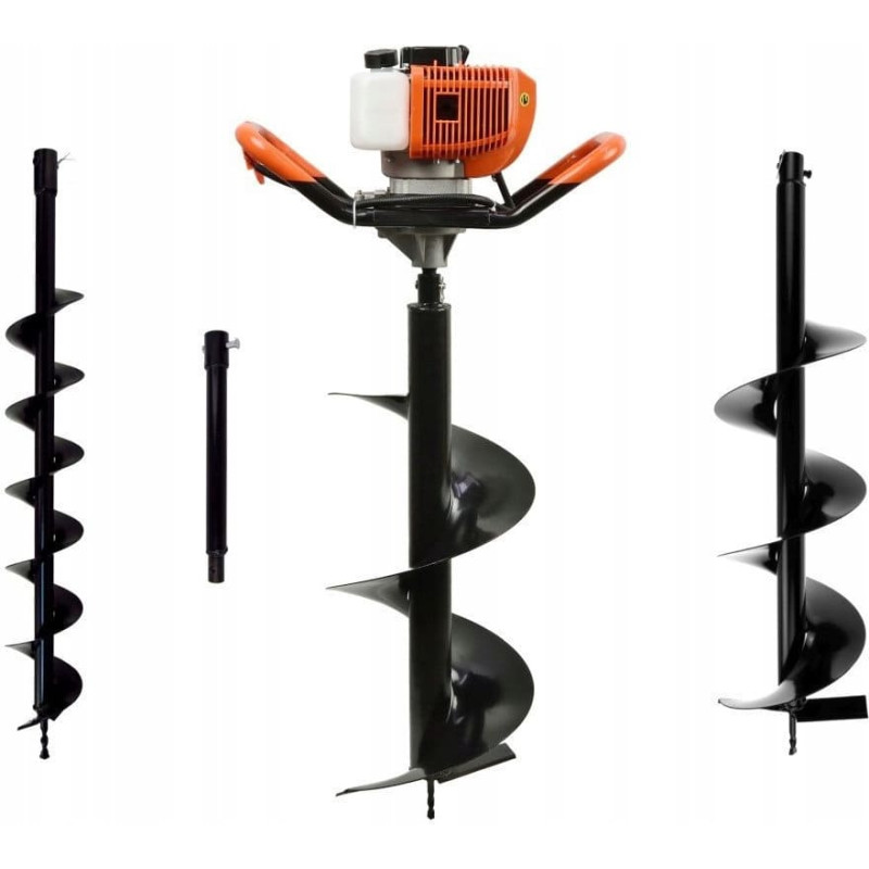 John Gardener Świder spalinowy + wiertła(10cm,20cm,30cm) + adapter 50cm (1/2)