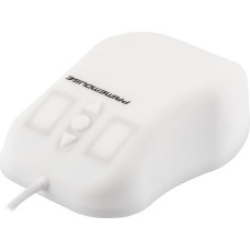 Gett GCQ PrimeMouse Silikon Maus Scrollfunktion IP68 wasserdicht desinfizierbar optisch USB Farbe weiss