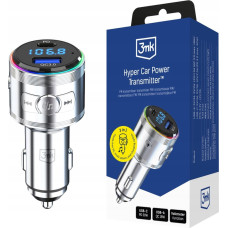 3MK Accessories - 3mk Hyper Car Power Transmitter 48W QC PD PPS USB 1C1A Silver