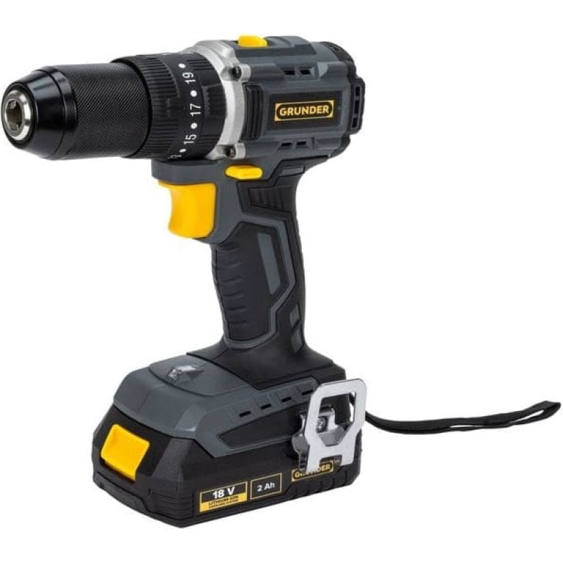 Grunder CORDLESS IMP DRILL CD-B0B18 18V BL 2X2AH