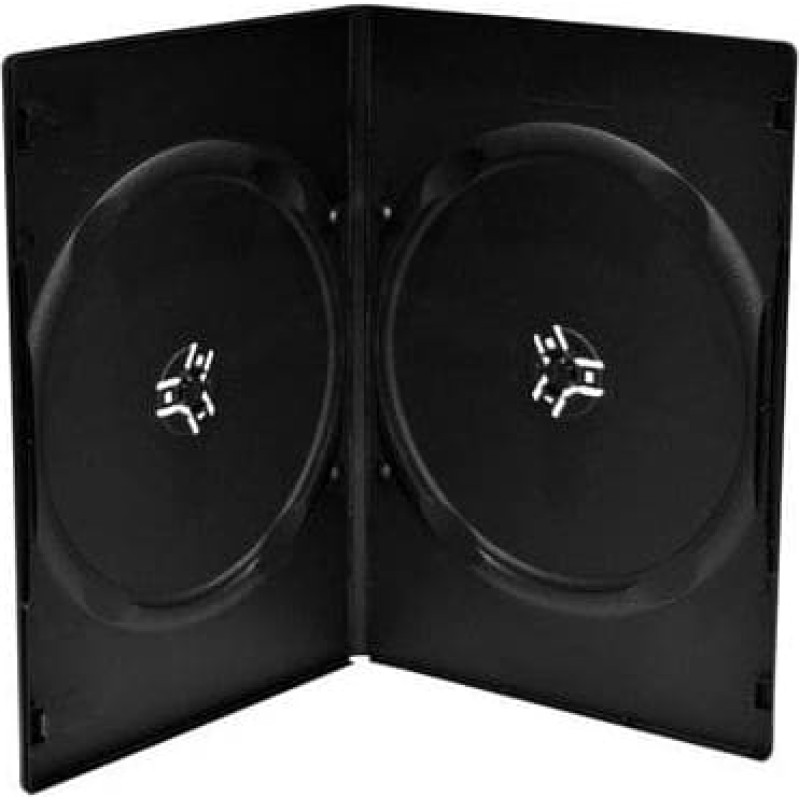 Mediarange DVD-Leerhülle schmal für 7 Dics 9mm schwarz 100St