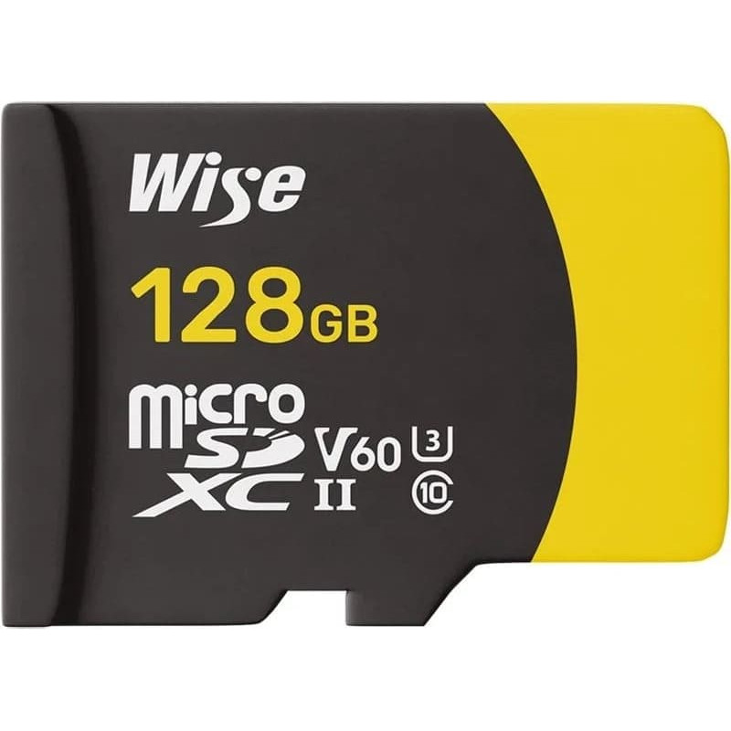 PNY Wise microSDXC UHS-II V60  128GB R:290MBs / W:100MBs  WI-MSD-S128