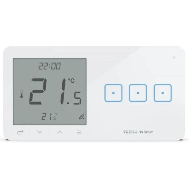 Tech Sterowniki Przewodowy włącznik światła potr. z regulatorem pokojowym biały WSR-03MP Tech Sterowniki