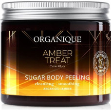 Organique Amber Treat Żelowy peeling cukrowy do ciała z szlachetnym bursztynem 200ml