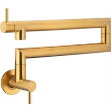 KFA 6623-030-31 DUERO POT FILLER BATERIA KUCHENNA,ZLEW ŚCIENNA, PRZEGUBOWA, BRUSHED GOLD // B-97-00-5-022-GOLD
