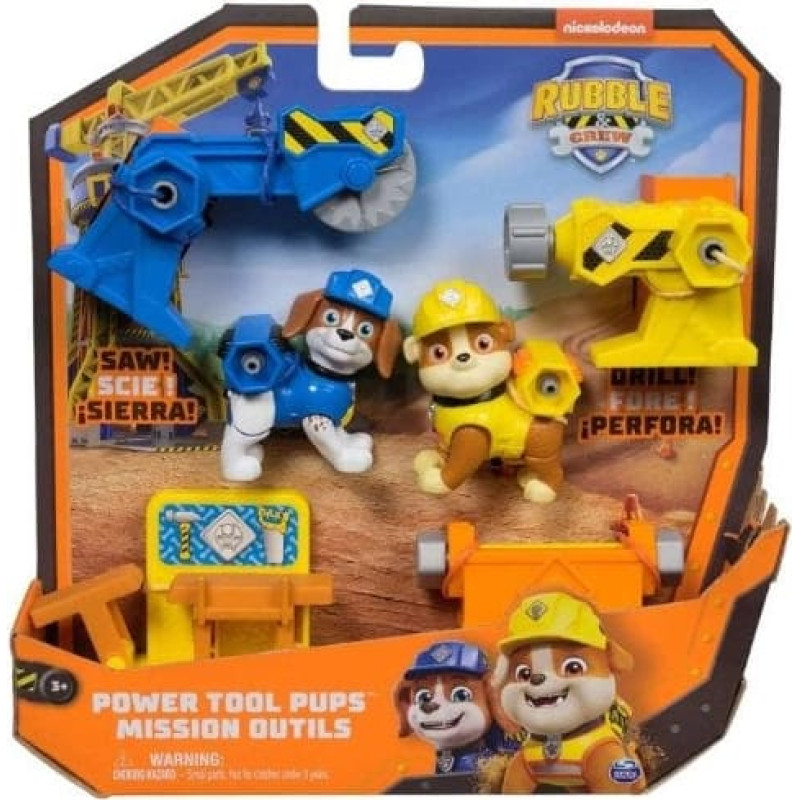 Usorteret Rubble & Crew Power Tool Pups 2 Pack