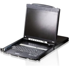 Aten CL6700MW-ATA-2XK06SG, 1920 x 1080 pixels, Full HD, Rack mounting, 1U, 19.4 W, Black