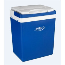 OXE ZORN Z32 12/230V Køleboks Energiklasse: E (A - G) Termoelektrisk 230 V, 12 V Blå-hvid 30 l