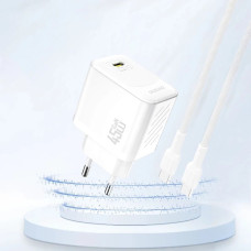Dudao Ładowarka sieciowa Dudao A28 GaN 45W USB-C | Szybka, Kompaktowa, Uniwersalna