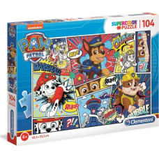Clementoni Puzzle 104 elementów Psi Patrol