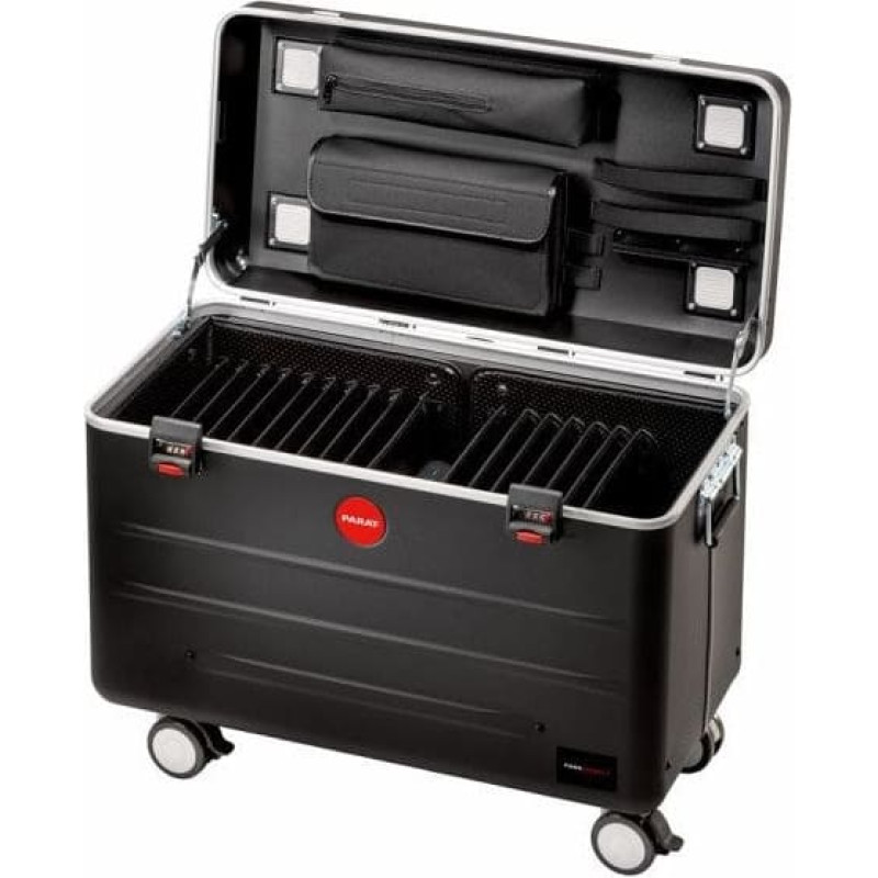 Parat PARAPROJECT Case TC16 TwinCharge USB-A/USB-C f. 16 Tablets 32,77cm 12,9Zoll iOS/And/Win CO/PD/QC ohne Kabel schwarz