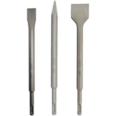 Abraboro Zestaw 3 dłut SDS-Plus, ABRABORO