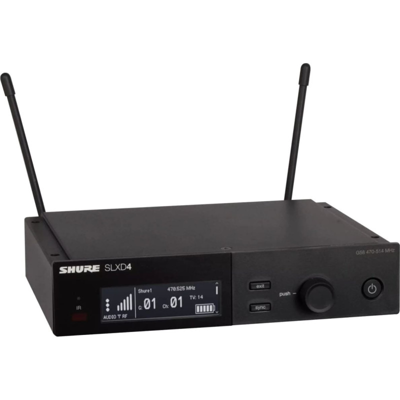 Shure SLXD4E=-G59 - Odbiornik pojedynczy cyfrowy (470-514 MHz)