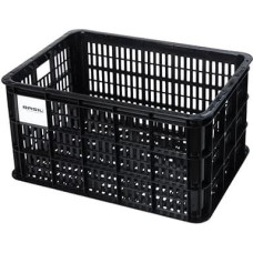 Basil Kosz na kierownicę/bagażnik BASIL BICYCLE CRATE L, 40L, recycled synthetic, black (NEW)