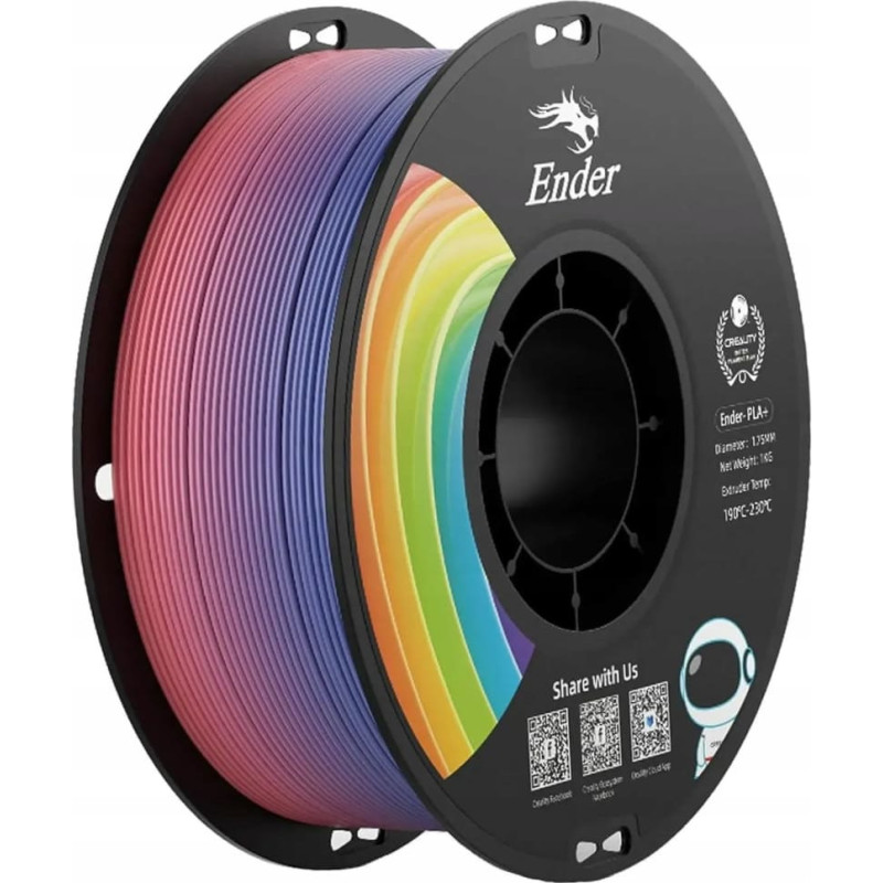 Creality Filament Creality Ender-PLA Plus, 1kg, 1.75mm, rainbow (3301010314)