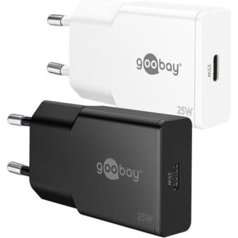Goobay Szybka ładowarka USB-C™ PD GaN Slim (25 W)