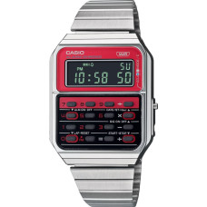 Casio Vintage Zegarek Casio Vintage Zegarek męski Casio CA-500WE-4BEF srebrny