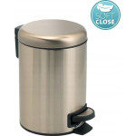 Sourcing Kosz na pranie Sourcing POTTY PEDAL BIN 5 LT MATT GOLD