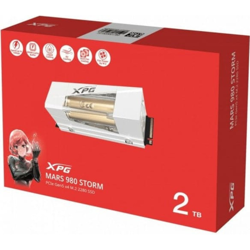 Adata Dysk SSD XPG MARS 980 STORM 2TB PCIe 5x4 14/13 GB/s