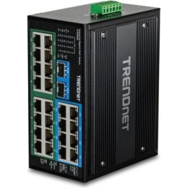 Trendnet Switch TRENDnet TRENDnet Industrie Switch 26Port Gbit PoE+ Metall DIN-Rail