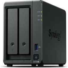 Synology DiskStation DS725+ serwer danych NAS Ryzen Embedded R1600 4 GB DDR4 0 TB Czarny