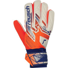Reusch Rękawice bramkarskie Reusch Attrakt Starter Solid biało-pomarańczowe 5570513 2500 7,5
