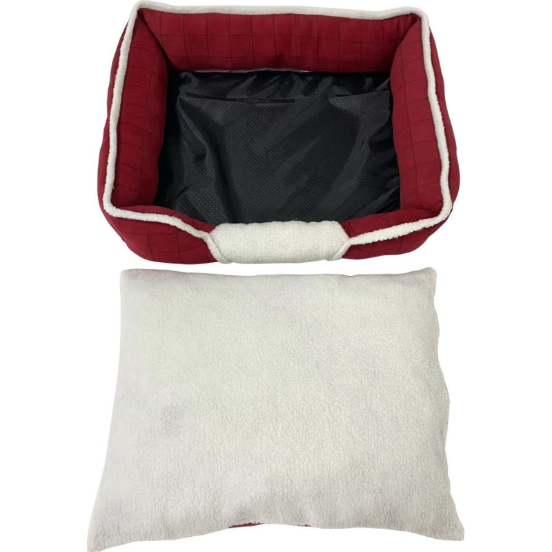 Sourcing PET BED RED 217300 68X56X18CM