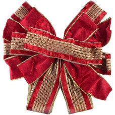 Mondex SANTA LILA Kokarda 32x130cm czerwony ze złotem