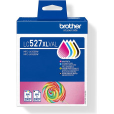 Brother Tintenpatrone LC-527XLVAL Multipack (je 1x BK/M/C/Y)
