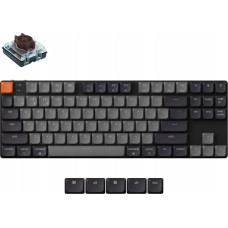Keychron - K1 QMK Wireless Mechanical Keyboard (Version 6) RGB Backlight (Hot-Swappable) / Keychron Low Profile 2.0 Mechanical / Brown