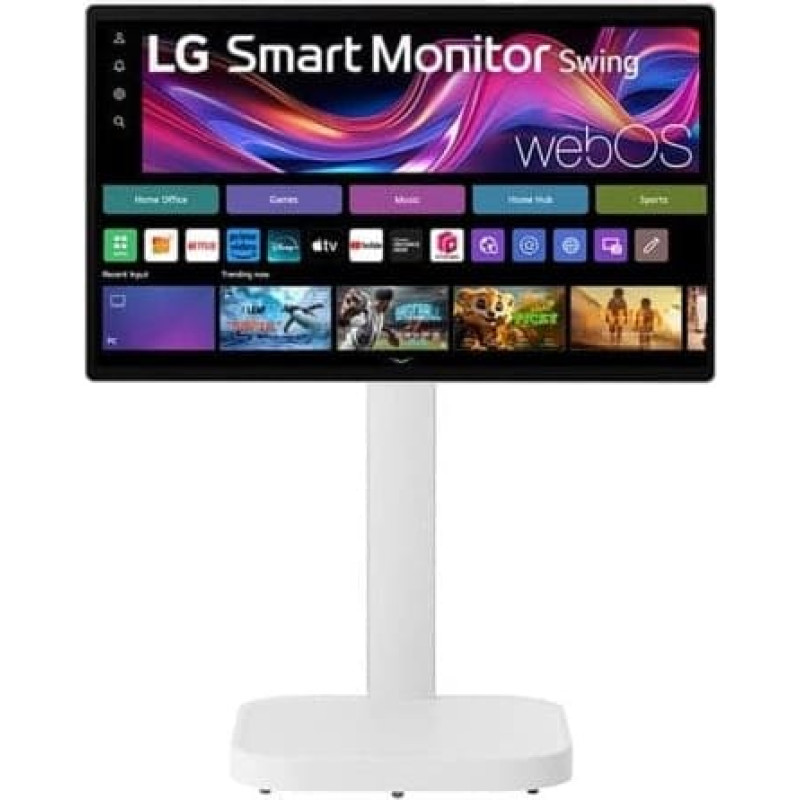 LG 32U889SA-W 31.5inch 4K UHD IPS Smart Monitor Touch with Stand IPS 350Cd/m2 HDMIx2 USB C PD 65W Speakers