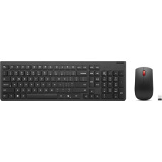Lenovo 4X31R64491 klawiatura Dołączona myszka Biuro RF Wireless Czarny
