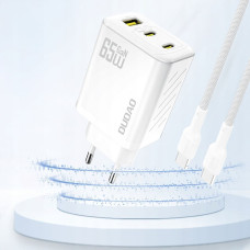 Dudao Ładowarka sieciowa Dudao A29 65W GaN 2 x USB-C + 1 x USB-A - biała