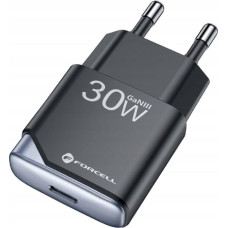 Forcell Ładowarka sieciowa do telefonu Forcell F-Energy Ultra Slim GaN III USB C PD QC4.0 3A 30W B130101-E czarna