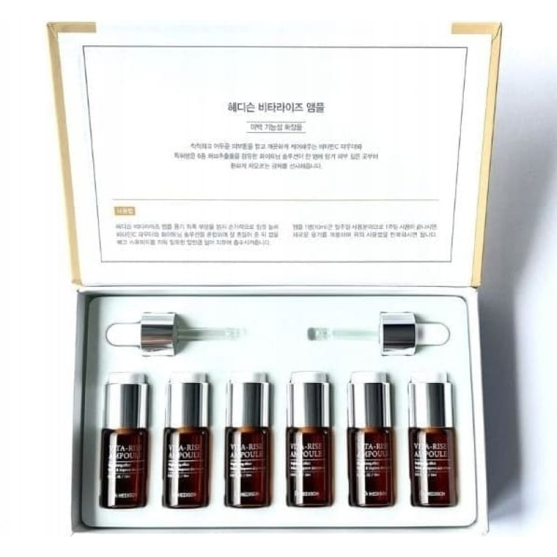 Missha DR.HEDISON_Vita-Rise Ampoule rozjaśniające ampułki z Witaminą C 6x10ml