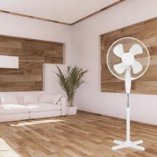 Noname WENTYLATOR PODŁOGOWY 40CM BIAŁY.