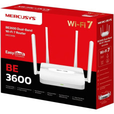 Mercusys MR25WBE EasyMesh WiFi7 router (BE3600, 2,4GHz/5GHz,1xGbEWAN,3xGbELAN)