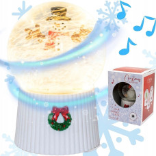 Christmas Decoration KULA ŚNIEŻNA 147MM LED GRAJĄCA BAŁWAN