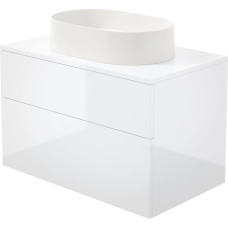 Deante Szafka umywalkowa pl_z umywalką granitową - pl_55x35 cm