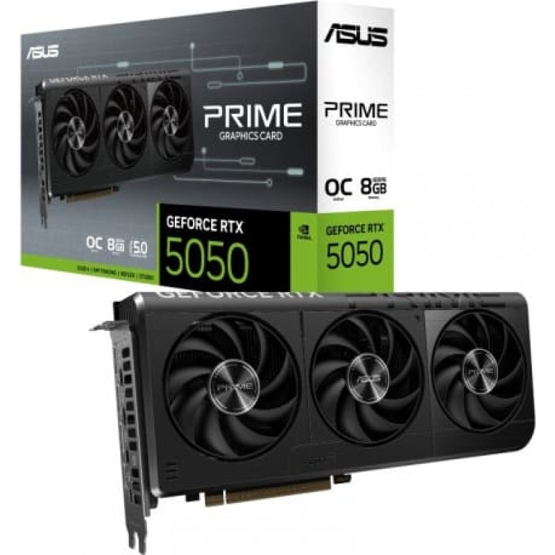Asus Graphics card GeForce RTX 5050 PRIME 8G OC GDDR6 128BIT DP/HDMI