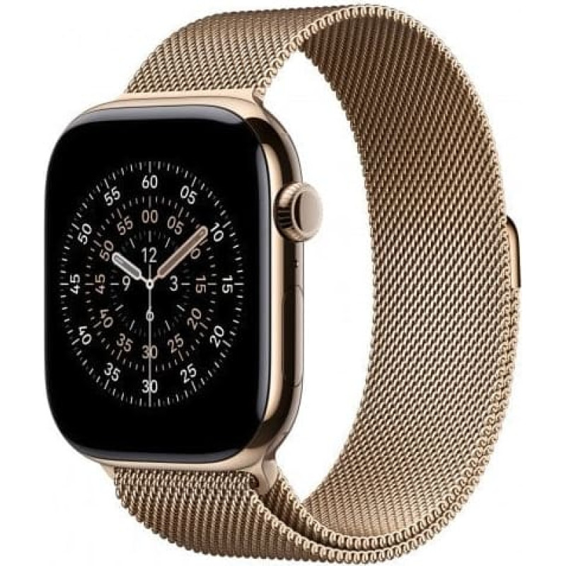 Apple 46mm Gold Milanese Loop - S/M