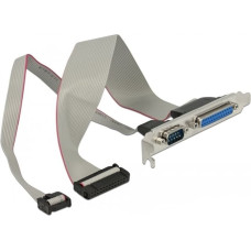 Delock Slotblech > 1xParallel + 1xSeriell gedrehte Belegung