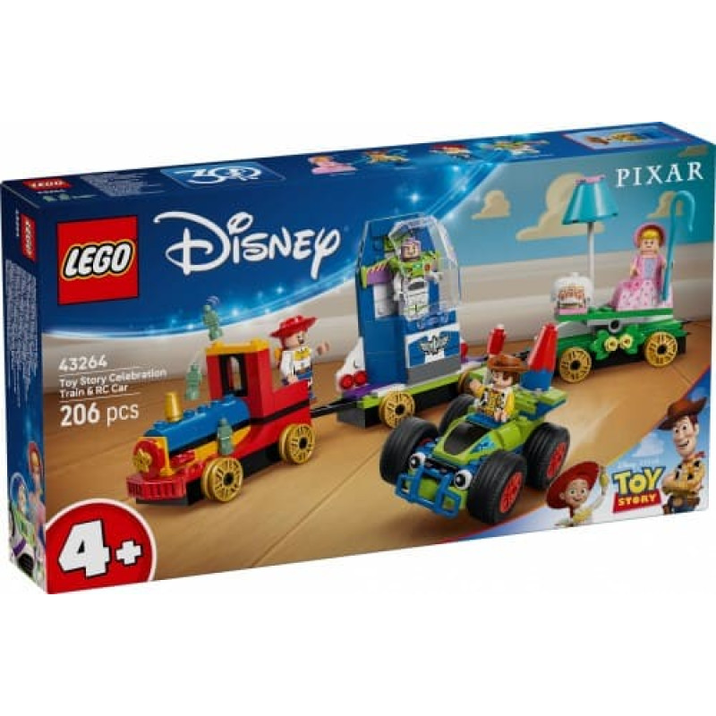 Lego Klocki Disney 43264 Toy Story - Okolicznościowy pociąg i Pan Sterowany